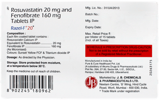 Razel F + 20 Tablet 15