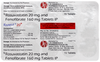 Razel F + 20 Tablet 15