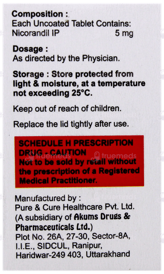 Nicordil 5 Tablet 30