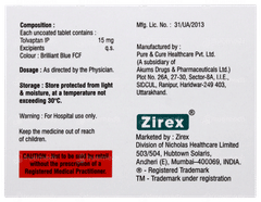Tolvazir 15 Tablet 4