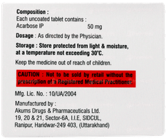Acarone 50 Tablet 10