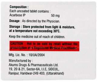 Acarone 50 Tablet 10