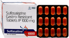 Sulfasaline 1000 Tablet 15 Sulfasaline 1000 Tablet 15