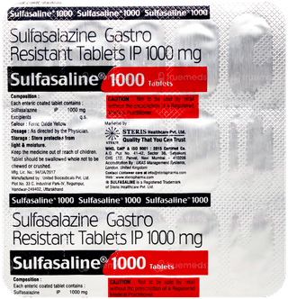 Sulfasaline 1000 Tablet 15