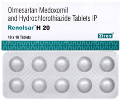 Renolsar H 20 Tablet 10