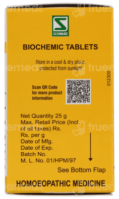 Dr Willmar Schwabe Magnesium Phosphoricum 12X Biochemic Tablet 25Gm