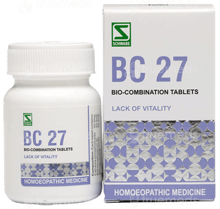 Dr Willmar Schwabe Bio Combination Bc 27 Tablet 25gm