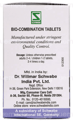 Dr Willmar Schwabe Bio Combination Bc 27 Tablet 25gm