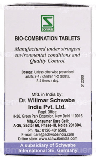 Dr Willmar Schwabe Bio Combination Bc 27 Tablet 25gm