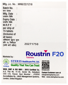 Roustrin F20 Tablet 15