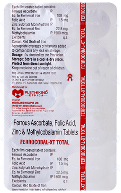 Ferrocobal Xt Total Tablet 10