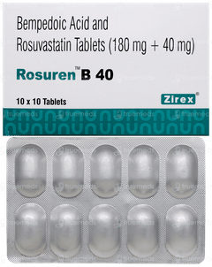 Rosuren B 40 Tablet 10 Rosuren B 40 Tablet 10
