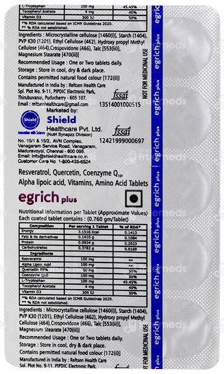 Egrich Plus Tablet 10