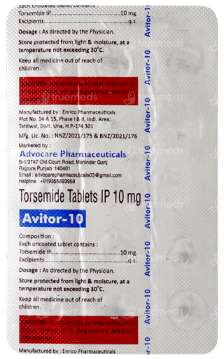 Avitor 10 Tablet 15