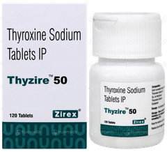 Thyzire 50 Tablet 120