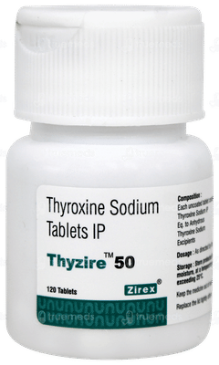 Thyzire 50 Tablet 120