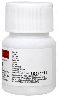 Thyzire 50 Tablet 120