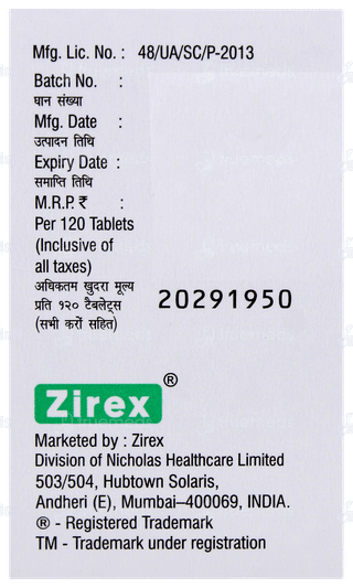 Thyzire 75 Tablet 120