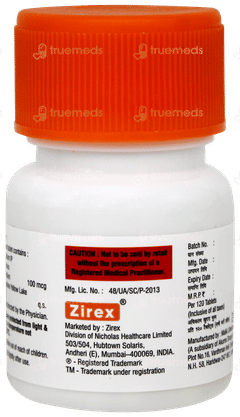 Thyzire 100 Tablet 120