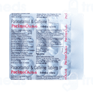 Pacimol Active Tablet 15