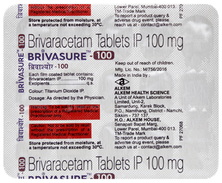 Brivasure 100 Tablet 15
