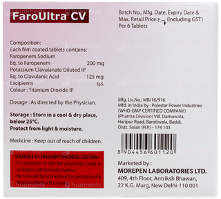 Faroultra Cv Tablet 6