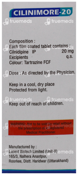 Cilinimore 20 Tablet 10