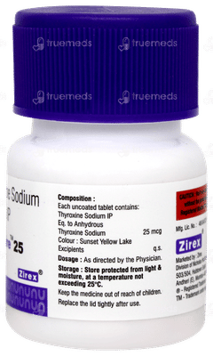 Thyzire 25 Tablet 120