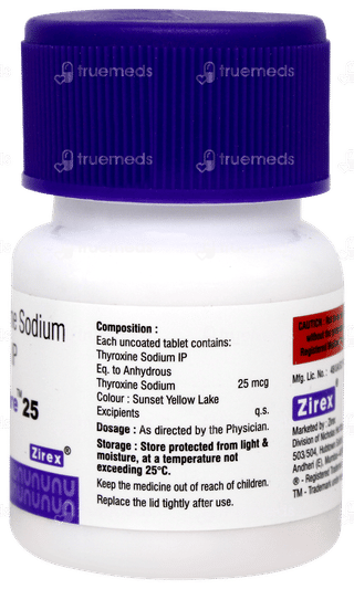 Thyzire 25 Tablet 120