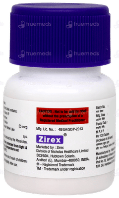 Thyzire 25 Tablet 120
