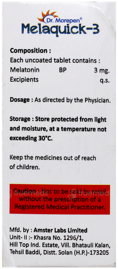Melaquick 3 Tablet 10