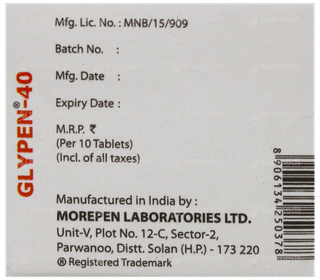 Glypen 40 Tablet 10