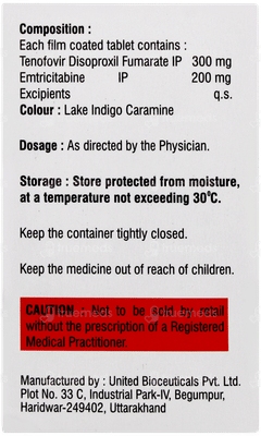 Tenofute Em Tablet 30