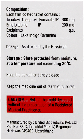 Tenofute Em Tablet 30