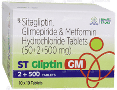 St Gliptin GM 2 + 500 Tablet 10