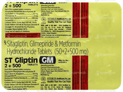 St Gliptin GM 2 + 500 Tablet 10