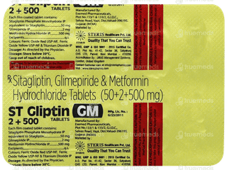 St Gliptin GM 2 + 500 Tablet 10