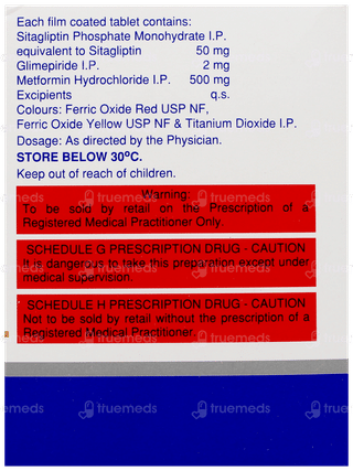Sitaxa Gm Ir 50/2/500 Tablet 10