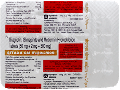 Sitaxa Gm Ir 50/2/500 Tablet 10