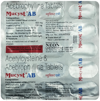 Mucyst Ab Tablet 15