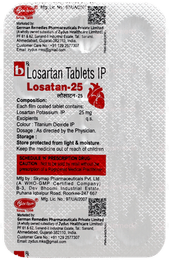 Losatan 25 Tablet 15