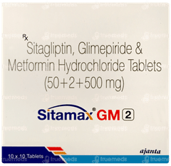 Sitamax GM 2 Tablet 10