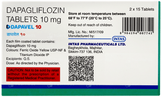 Dapavel 10 Tablet 15