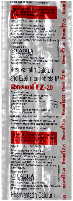 Rosmi Ez 20 Tablet 10