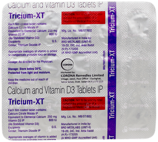 Tricium Xt Tablet 15