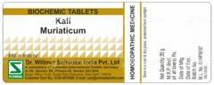 Dr Willmar Schwabe Kali Muriaticum 12x Biochemic Tablet 25gm