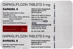 Dapavel 5 Tablet 15