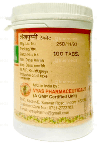 Vyas Shankhapushpi Tablet 100