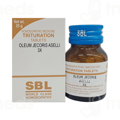 Sbl Oleum Jecoris Aselli 3x Trituration Tablet 25gm
