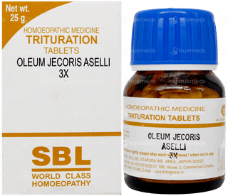 Sbl Oleum Jecoris Aselli 3X Trituration Tablet 25Gm